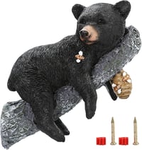 Image 9 of 👑The Armored Kingdom SnuggleTree Bear Cub Statue-Attach to Tree & Wall-Easy Wall Mount