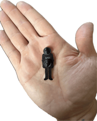 Image 3 of Sourdough Mike Pin LE 50 (Glow in the dark)