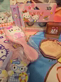 Image 7 of Hello Kitty Blue Cheetah Duffle Bag Bundle 