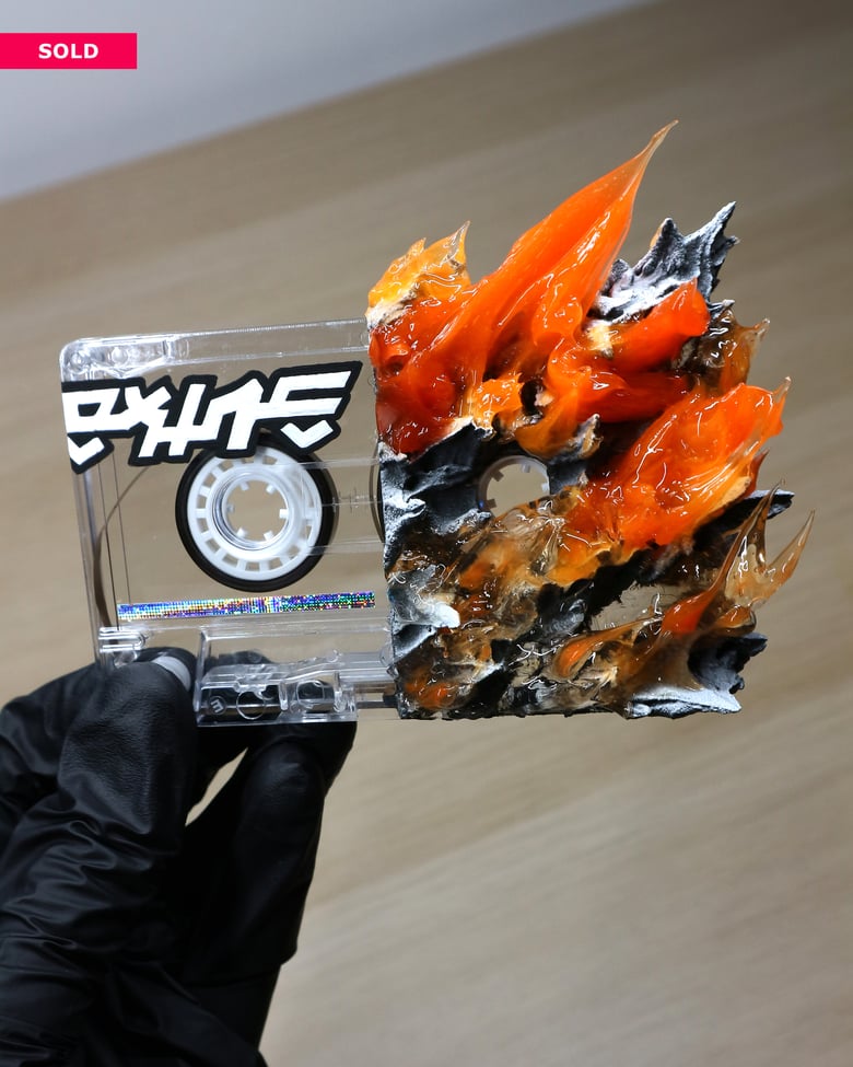 Image of "SULFUR" - Original Cassette painting #004
