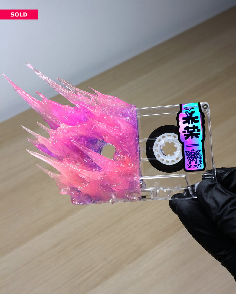 Image of "METEORA" - Original Cassette painting #008