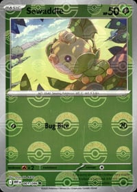 Sewaddle (Poke Ball Pattern) - SV: White Flare - Near Mint