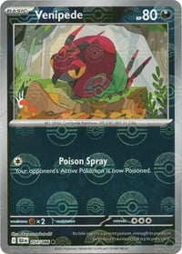 Venipede (Poke Ball Pattern) - SV: Black Bolt - Near Mint