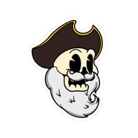 Image 7 of Roadkill Capt. Knuckle Kiss-Cut Vinyl Sticker