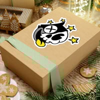 Image 4 of Roadkill Max (Yellow) Kiss-Cut Vinyl Sticker