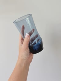 Image 1 of 1970s Libbey Apollo Blue tumbler glasses (8)