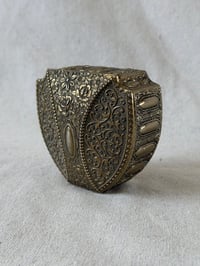 Image 1 of Vintage Floral Crest Jewelry Box