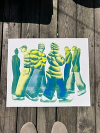 Winter Sidewalk Screenprint 