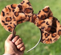 Leopard Print Mouse Ears