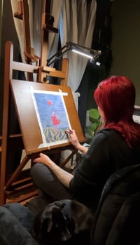 Image 5 of Tethered - Art Print