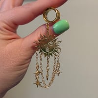 Dainty Celestial Sun Dangles (sizes 4g-2")