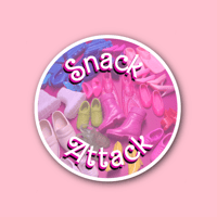 Snack Attack Sticker