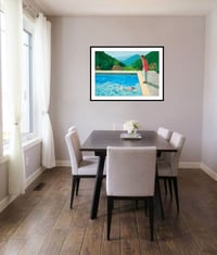 Image 3 of David Hockney - Portrait of an Artist, Pool with Two Figures, Giclee Print on Canvas or Paper       