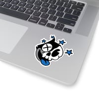 Image 1 of Roadkill Max (Blue) Kiss-Cut Vinyl Sticker