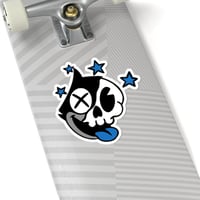 Image 3 of Roadkill Max (Blue) Kiss-Cut Vinyl Sticker