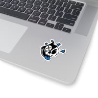 Image 2 of Roadkill Max (Blue) Kiss-Cut Vinyl Sticker