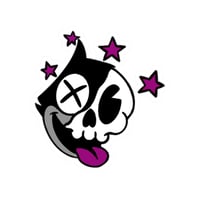 Image 6 of Roadkill Max (Purple) Kiss-Cut Vinyl Sticker