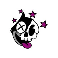 Image 7 of Roadkill Max (Purple) Kiss-Cut Vinyl Sticker