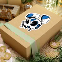 Image 4 of Roadkill Sam (Blue) Kiss-Cut Vinyl Sticker