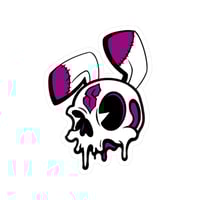 Image 7 of Roadkill Sam (Purple) Kiss-Cut Vinyl Sticker