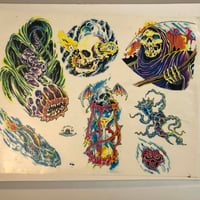 Image 1 of 1994 Travis Gravedigger production flash sheet reaper 