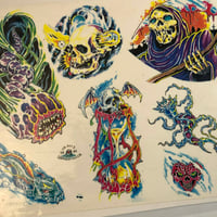 Image 2 of 1994 Travis Gravedigger production flash sheet reaper 