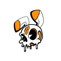 Image 7 of Roadkill Sam (Orange) Kiss-Cut Vinyl Sticker