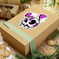 Image 4 of Roadkill Sam (Pink) Kiss-Cut Vinyl Sticker