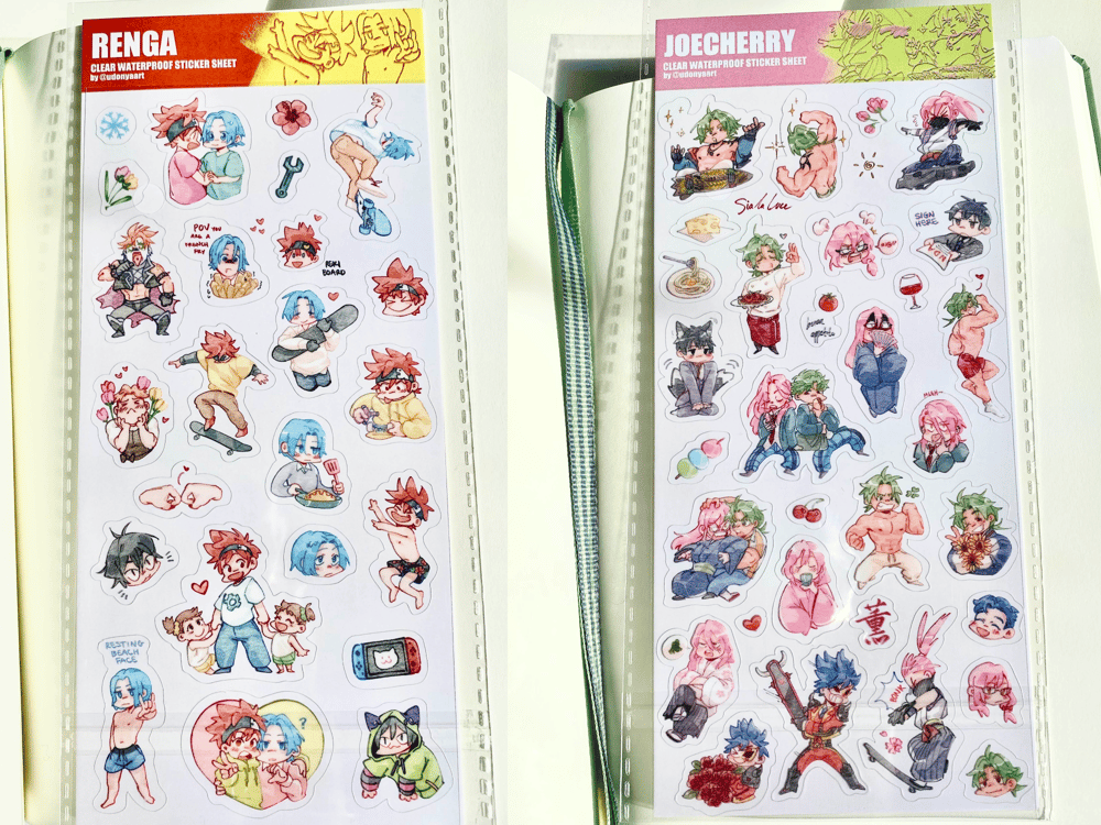 Image of Transparent Sticker Sheets