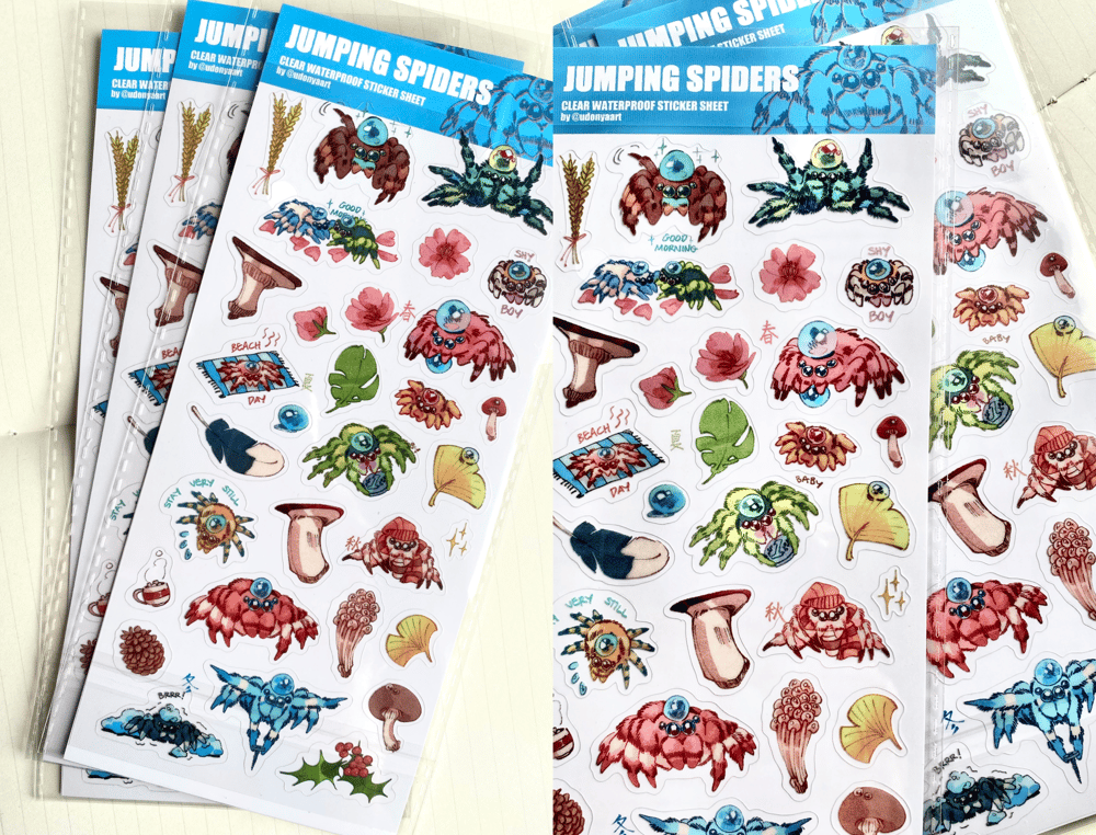 Image of Transparent Sticker Sheets