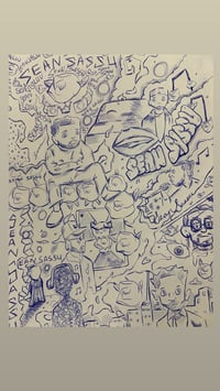 Image 2 of Kendrick Lamar t shirt by Sean Sassu aka Fella 