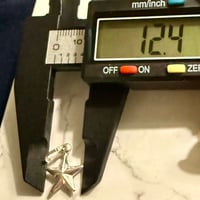 Image 4 of Sterling Silver Star Charm Pendant — Available in Two Sizes