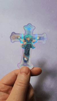 Image 3 of Yaoi Jesus Sticker