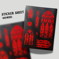 Image 1 of Cathedral Sticker Sheet