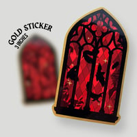 Image 1 of Cathedral Gold Sticker