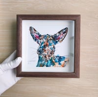 Image 4 of Framed Bespoke Pet Portrait (12x12cm, frame 17x17cm)