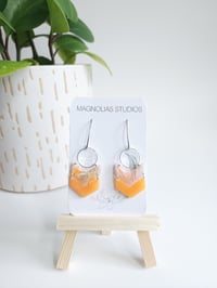 Image 2 of Peaches & Cream Marble Chevrons 