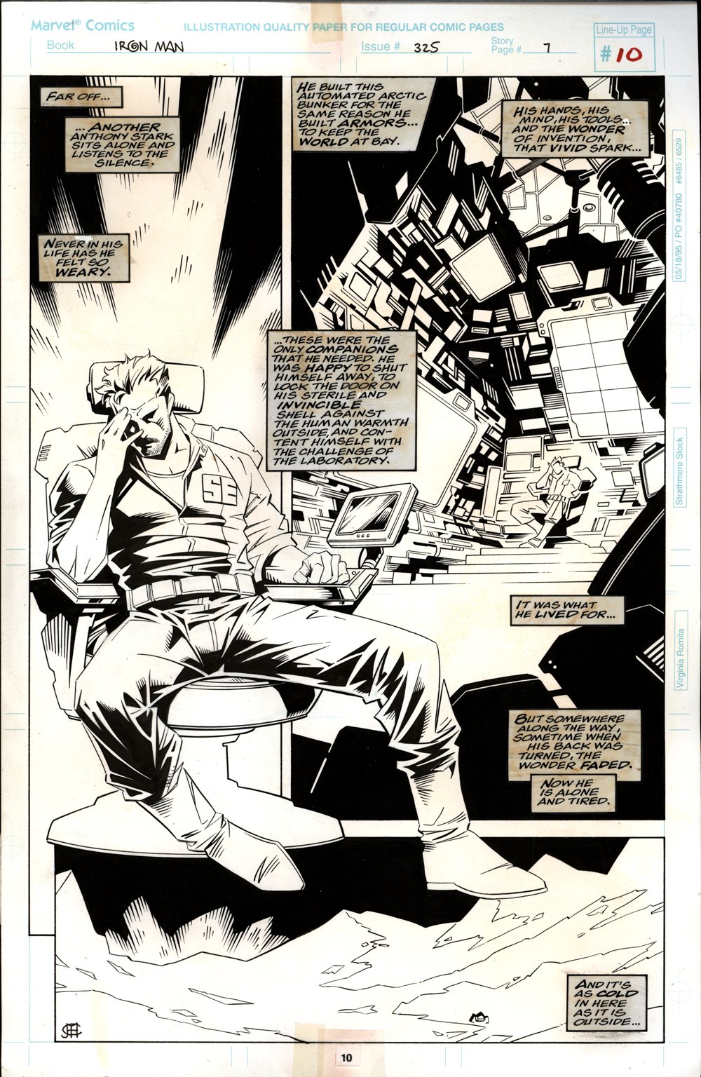 Image of IRON MAN #325 p07 Original Art