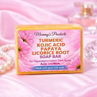 Turmeric, Kojic Acid, Papaya & Licorice Root Soap Bar 