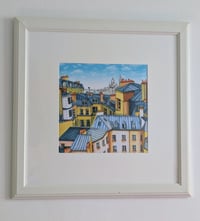Image 1 of Cadre + Illustration "Toit de Paris 01"