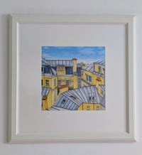 Image 1 of Cadre + Illustration "Toit de Paris 03"