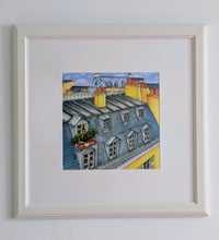Image 1 of Cadre + Illustration "Toit de Paris 04"