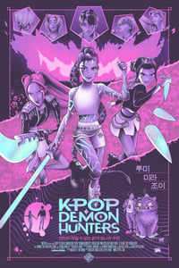 Image 1 of KPOP Demon Hunters - 24x36 Screenprint AP Foil