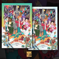 Image 1 of Futurama - 24x36 Screenprint AP Reg/Foil Var