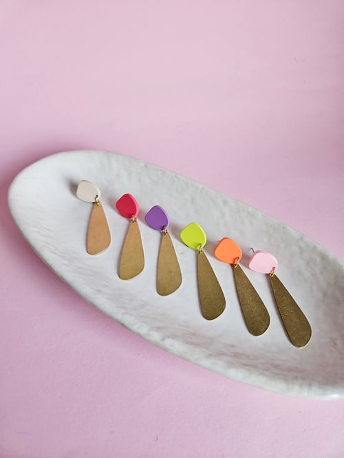 Image of Pendientes GIORGIA - Morado