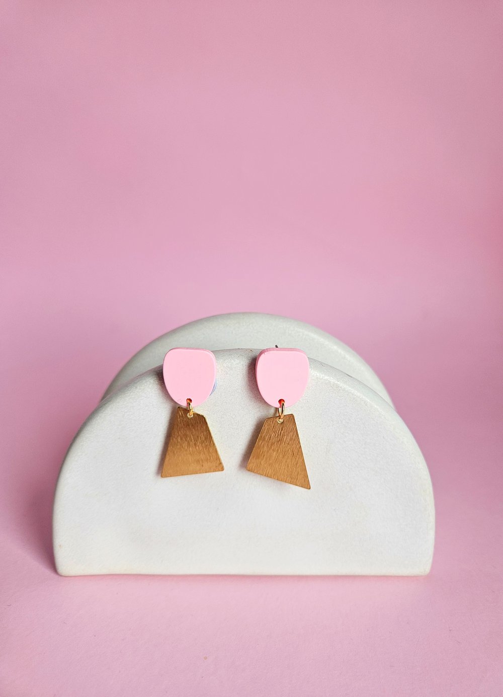 Image of Pendientes GIULIA - Rosa chicle