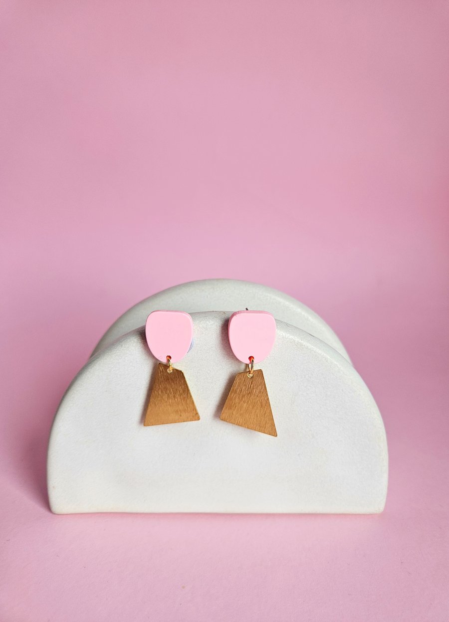 Image of Pendientes GIULIA - Rosa chicle