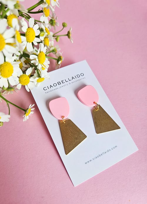 Image of Pendientes GIULIA - Rosa chicle