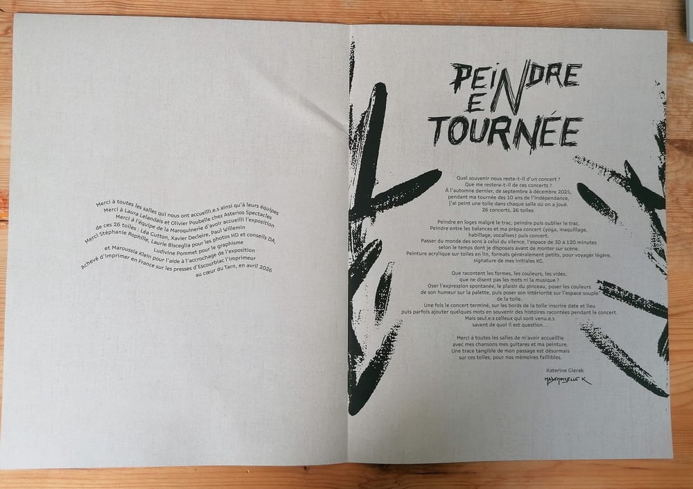 Poster Peindre en Tournée