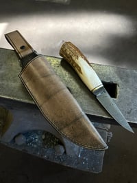 Image 1 of Antler damascus hunter